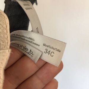 Two Sophie B bras, never worn, tags attached.